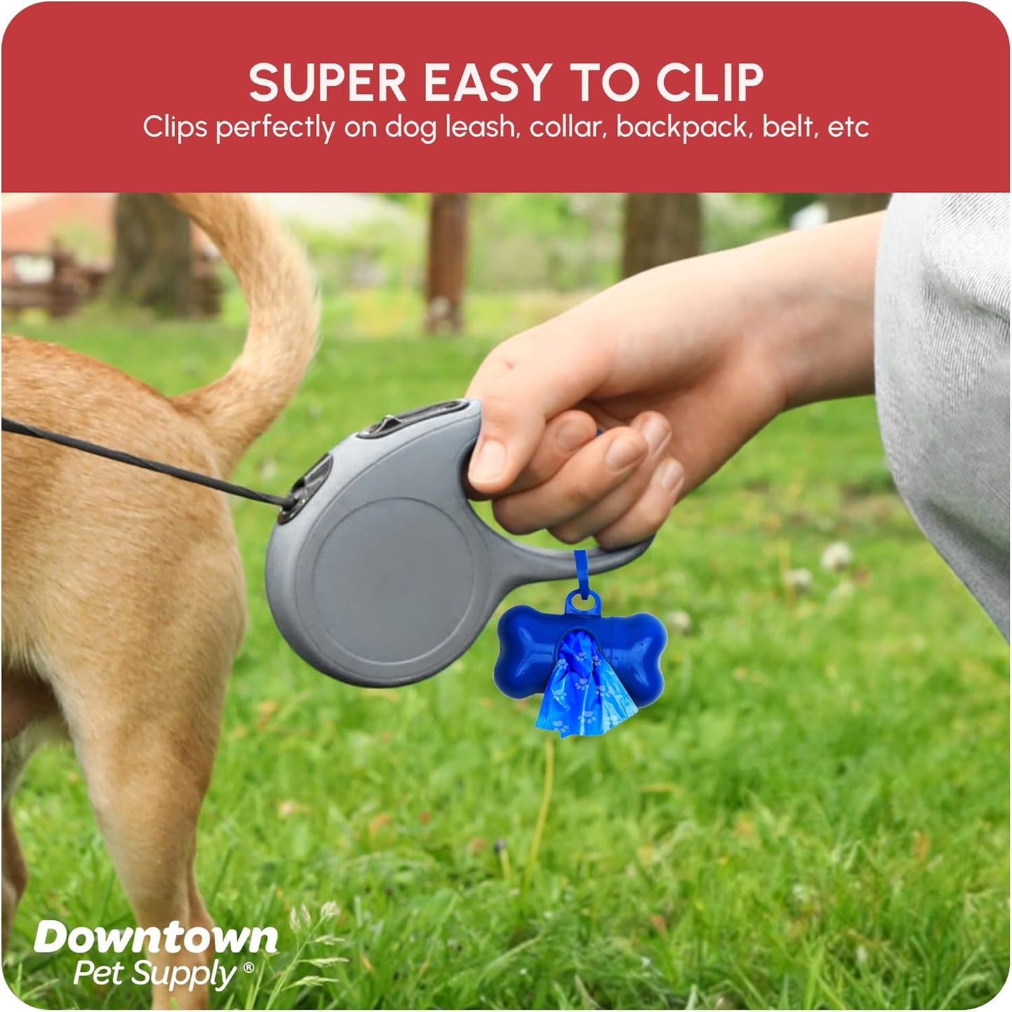 Vibrant Rainbow Paw Print Dog Poop Bags with Convenient Dispenser - 180 Leak-Proof Waste Bags for Easy Cleanups