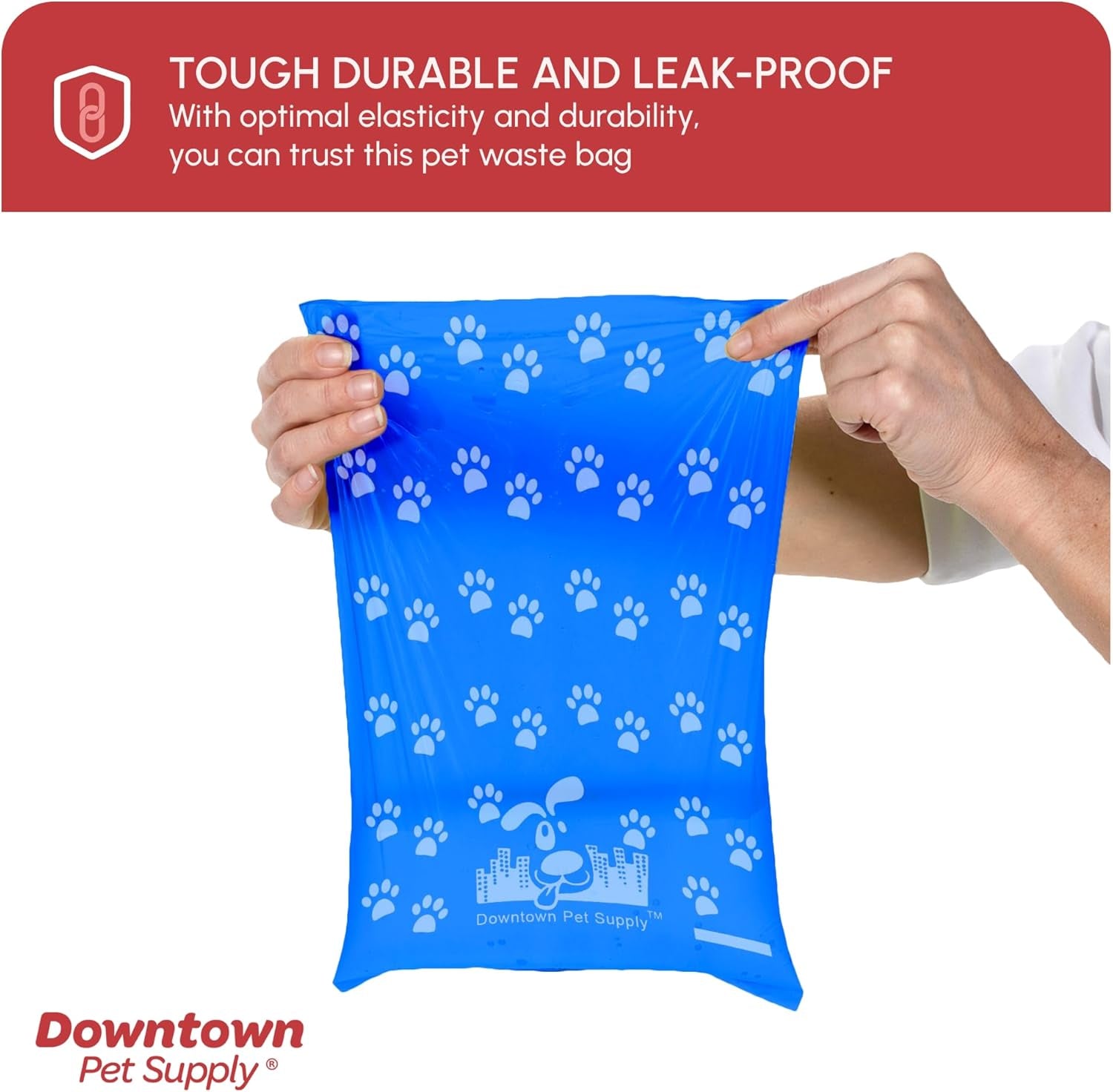 Vibrant Rainbow Paw Print Dog Poop Bags with Convenient Dispenser - 180 Leak-Proof Waste Bags for Easy Cleanups