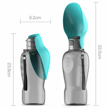Stay Hydrated on the Go: 800ml Portable Dog Water Bottle for Large Breeds - Perfect for Outdoor Adventures with Your Golden Retriever!