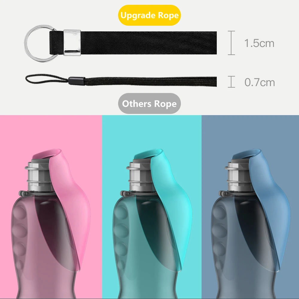 Stay Hydrated on the Go: 800ml Portable Dog Water Bottle for Large Breeds - Perfect for Outdoor Adventures with Your Golden Retriever!