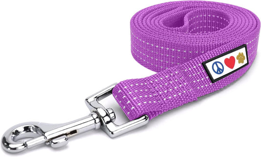 Elevate Your Dog's Walks with the Reflective Orchid 6 Ft Leash - Perfect for Small Dogs and Puppies