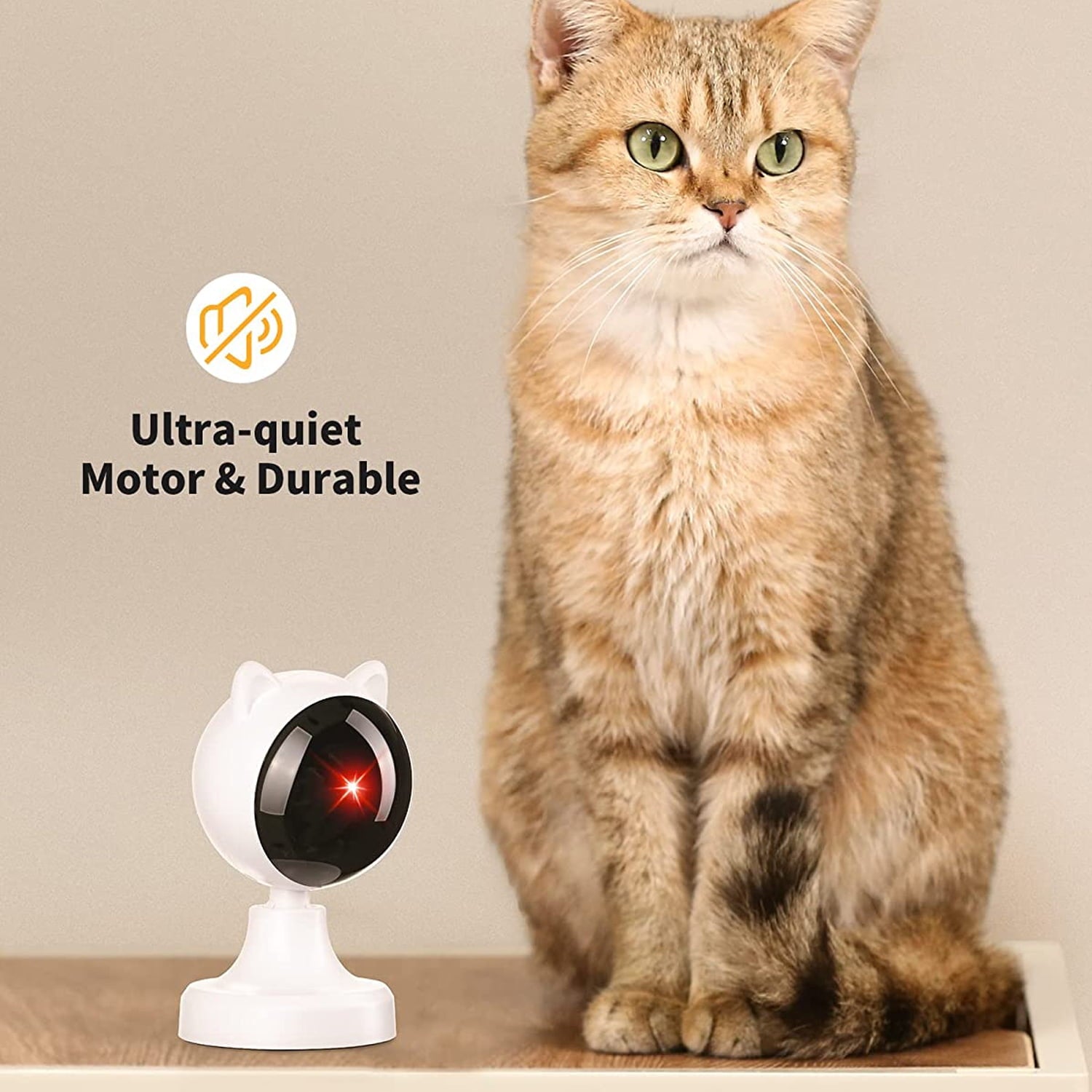 Engaging Automatic Laser Cat Toy - Interactive Fun for Cats and Kittens with Adjustable Speed Modes and USB Rechargeable Features